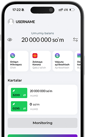 O'z mablag'ingiz ustida nazorat qulayligi
